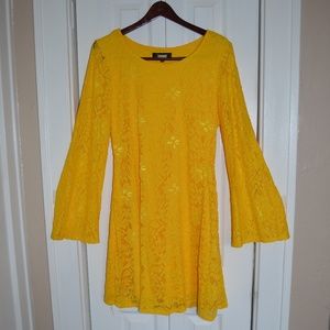 Nordstrom Yellow Lace Dress